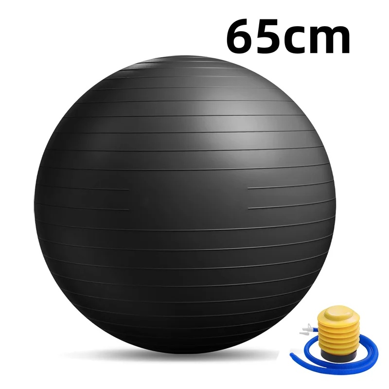 Bosu Ball Balance - كرة يوغا مضادة للانفجار مع مضخة،