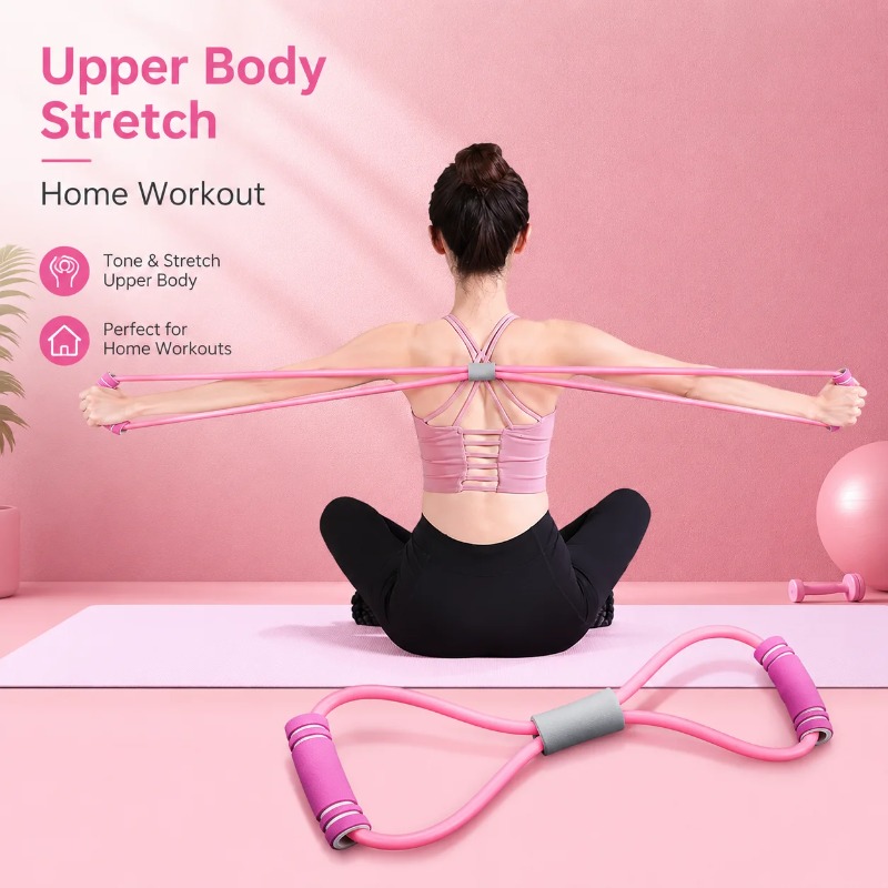 Yoga Fitness At Home - أحزمة مقاومة مع رغوة رياضية للاستخدام