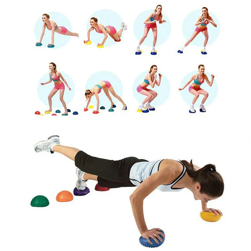 1 قطعة 16 سنتيمتر كرة يوجا بول - مراجعة Bosu Ball Balance وسعره