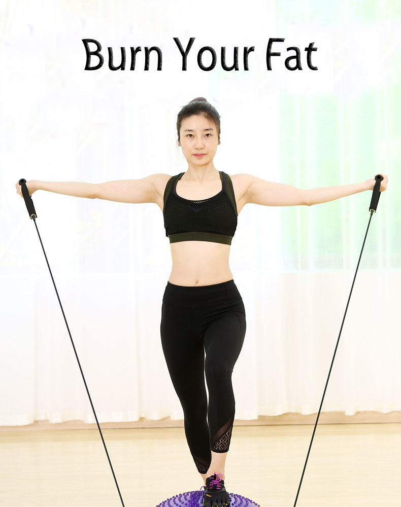استخدام المنزل اليوغا التوازن  - مراجعة Bosu Ball Balance وسعره