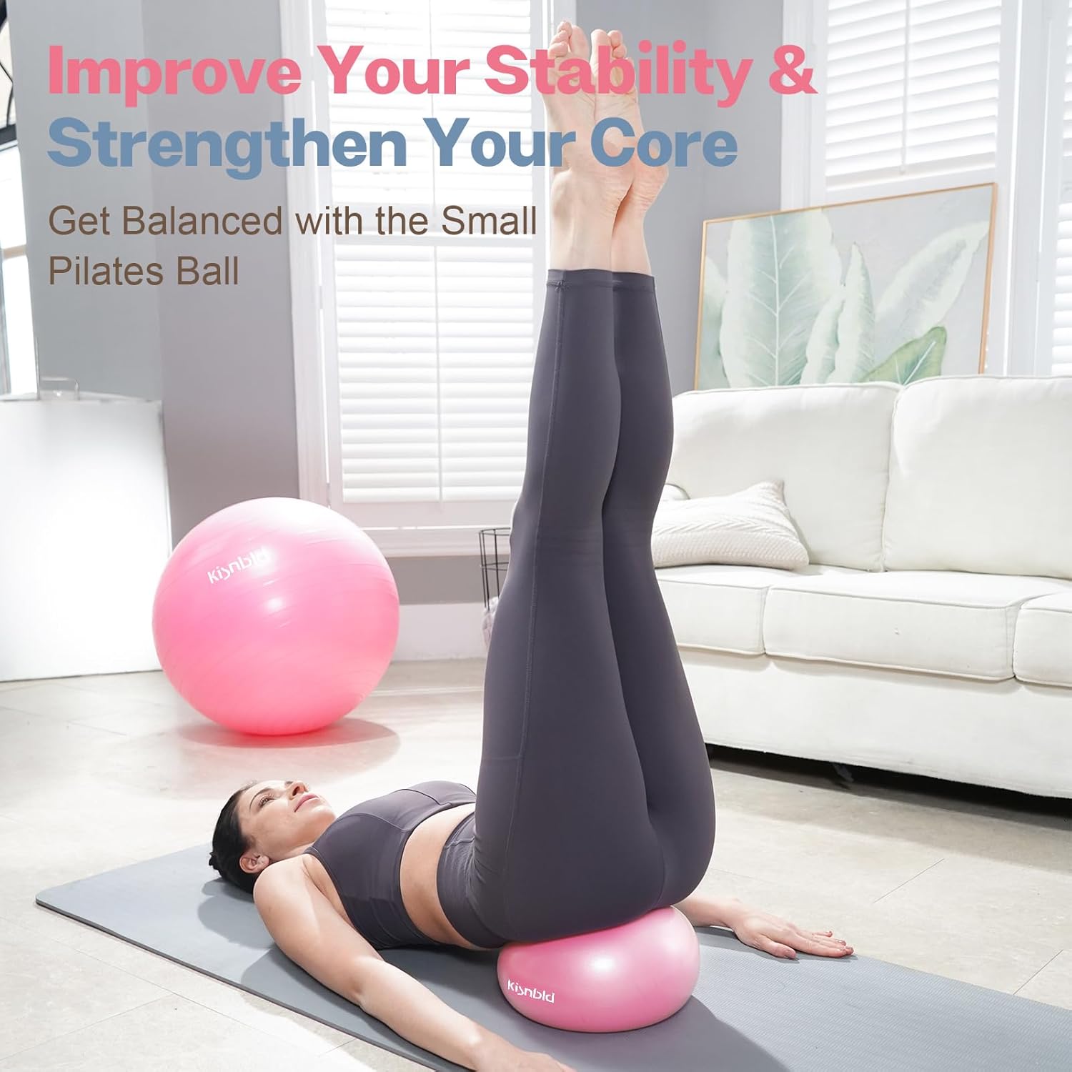 كرة تمارين صغيرة، كرة بيلاتس ص - مراجعة Yoga Fitness At Home وسعره