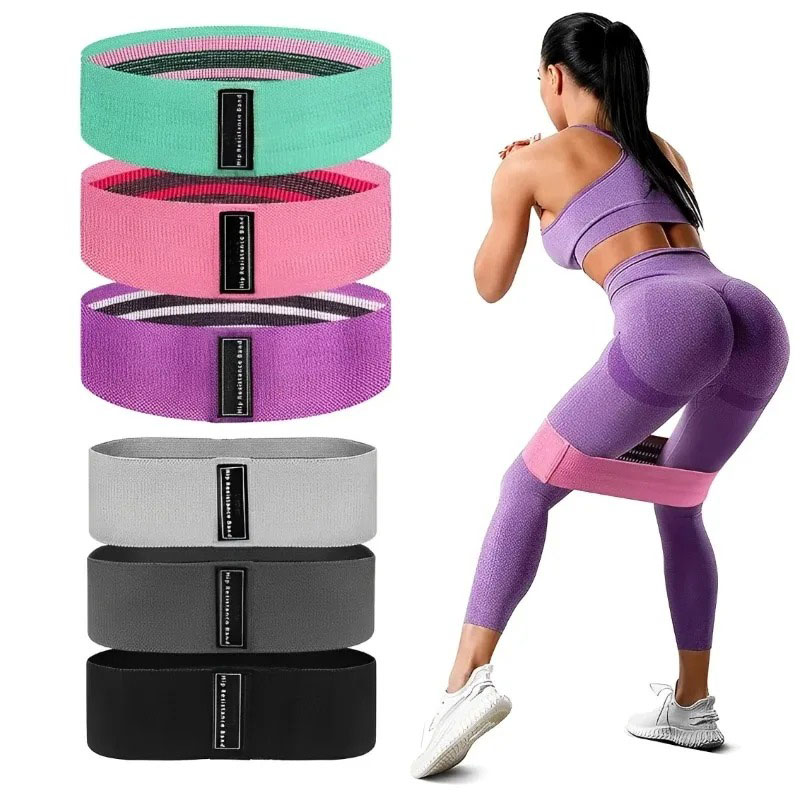 3 قطع من أربطة مقاومة قماشية ل - مراجعة Yoga Fitness Trainer وسعره