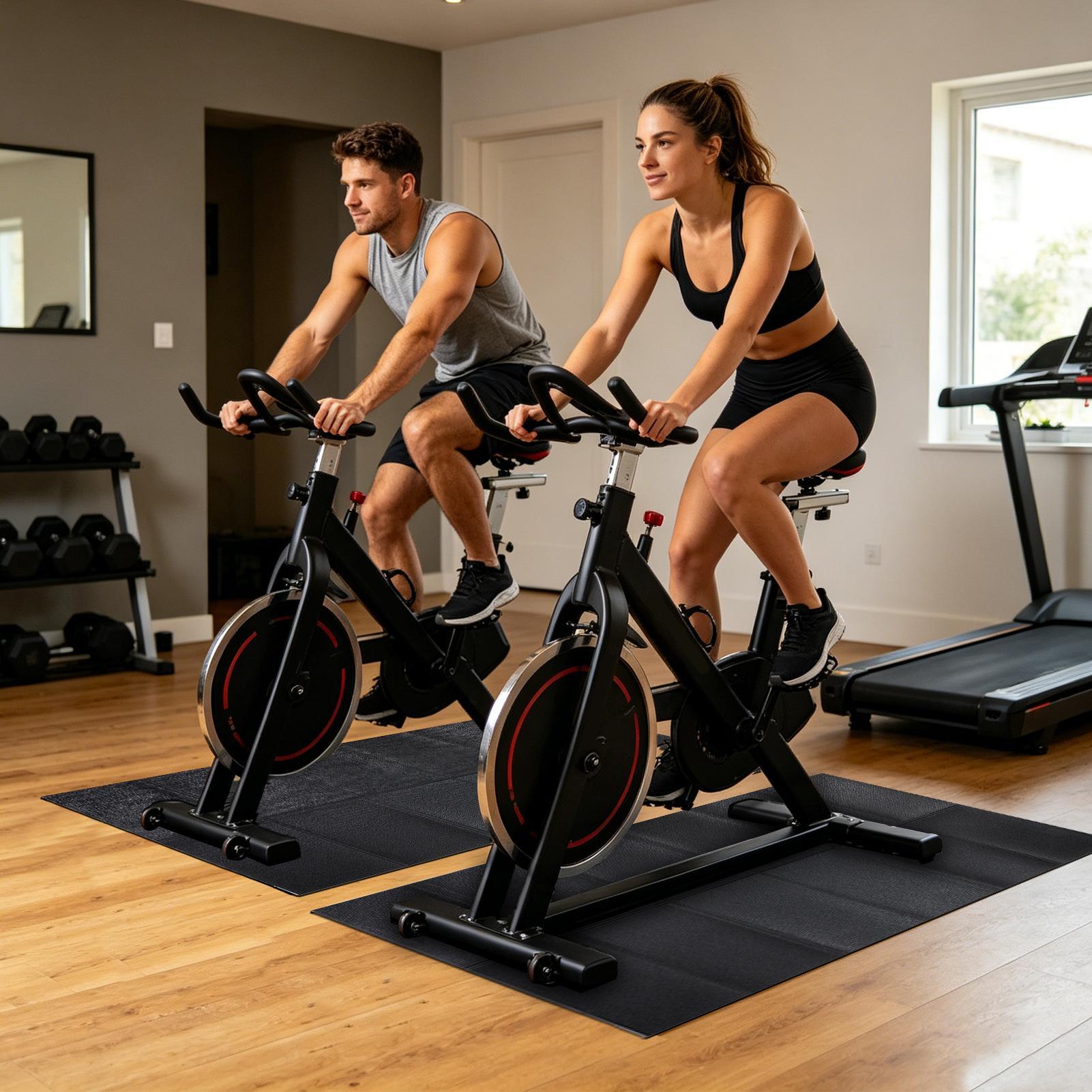 بساط جهاز المشي الكهربائي شديد - مراجعة Gym Floor Mats وسعره