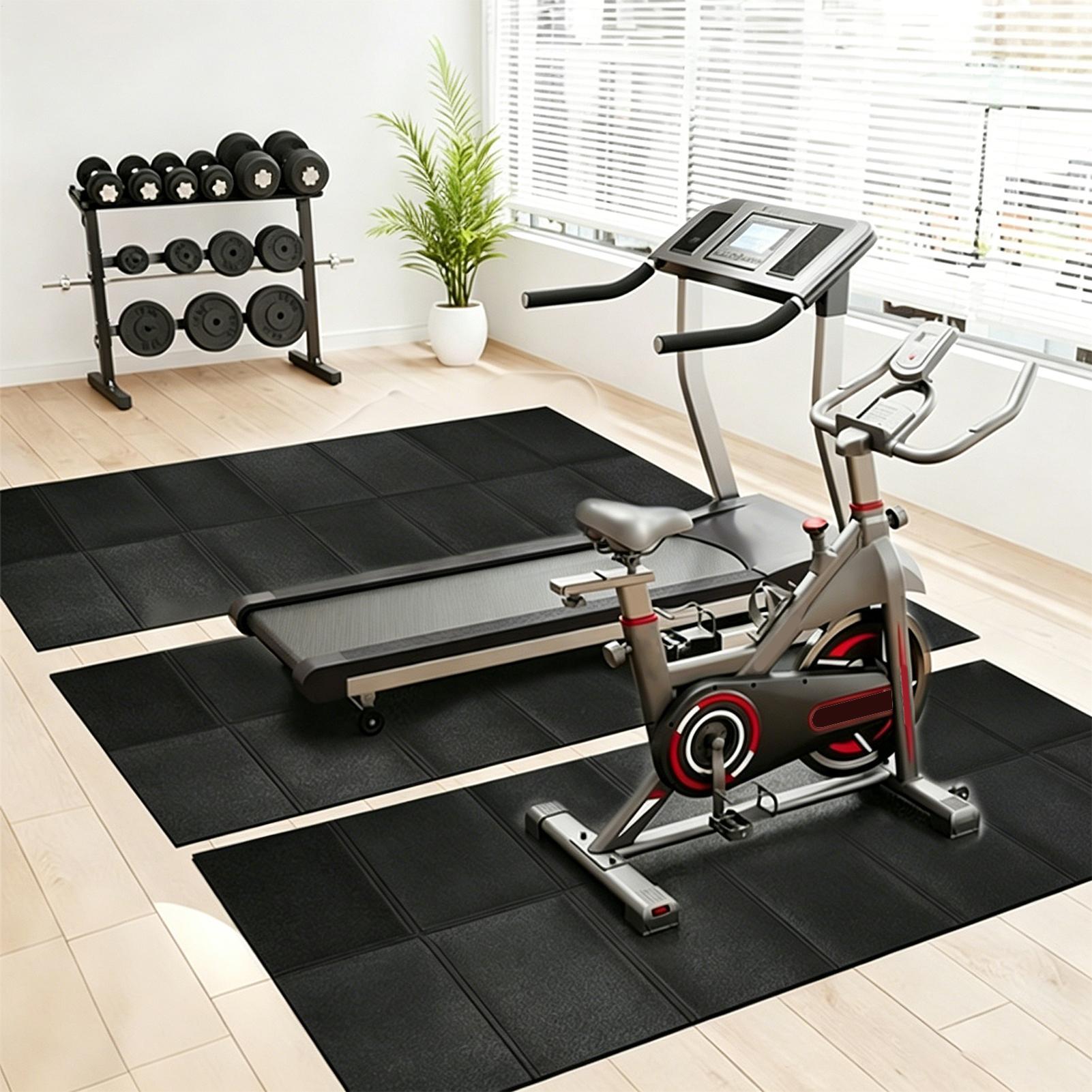 بساط جهاز المشي الكهربائي شديد - مراجعة Gym Floor Mats وسعره