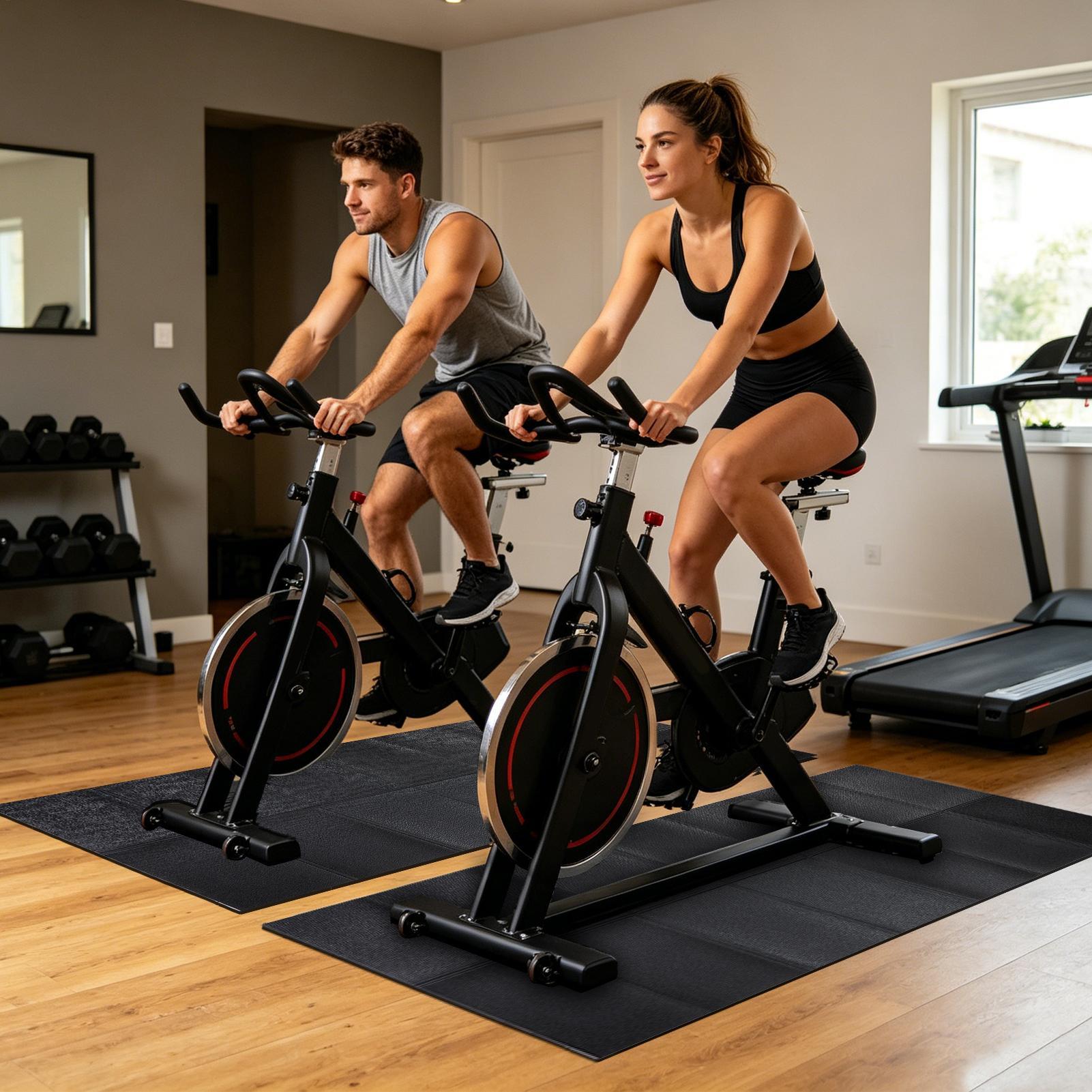 بساط تحت جهاز المشي الكهربائي، - مراجعة Gym Floor Mats وسعره